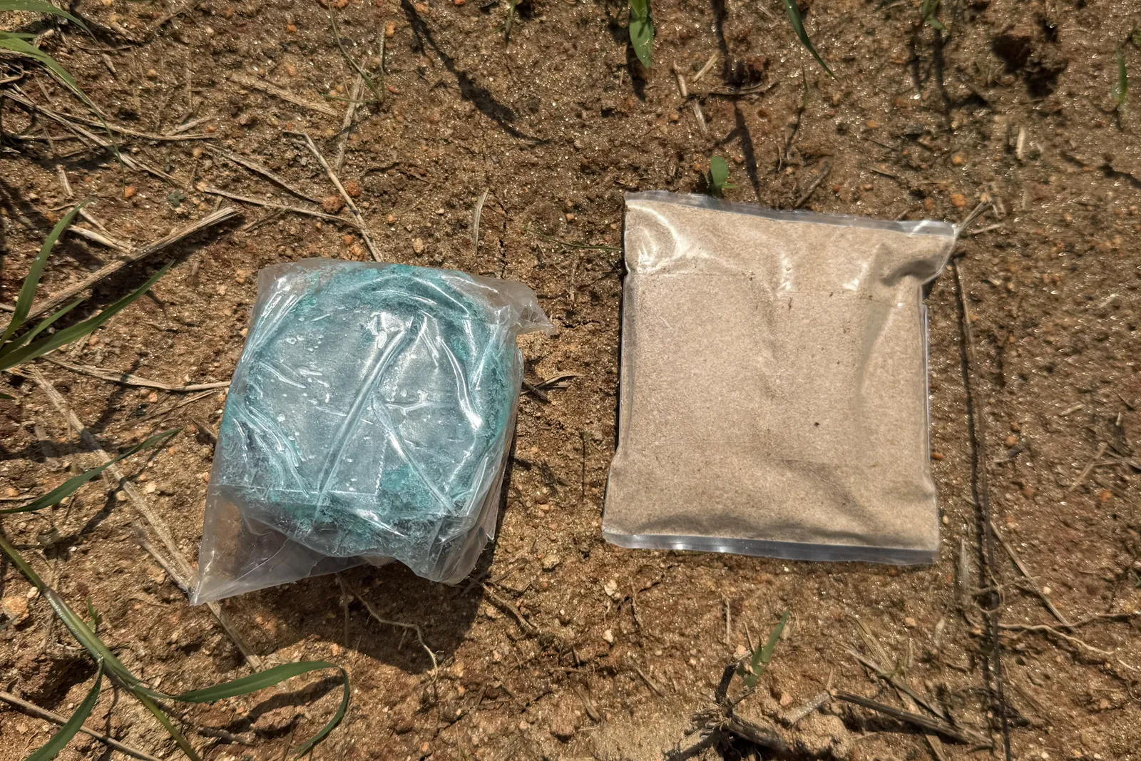 Bacteria and media packets used to seed a septic aeration unit